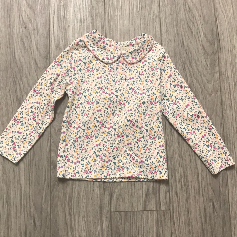 New w/ tags toddler girl floral long-sleeve top